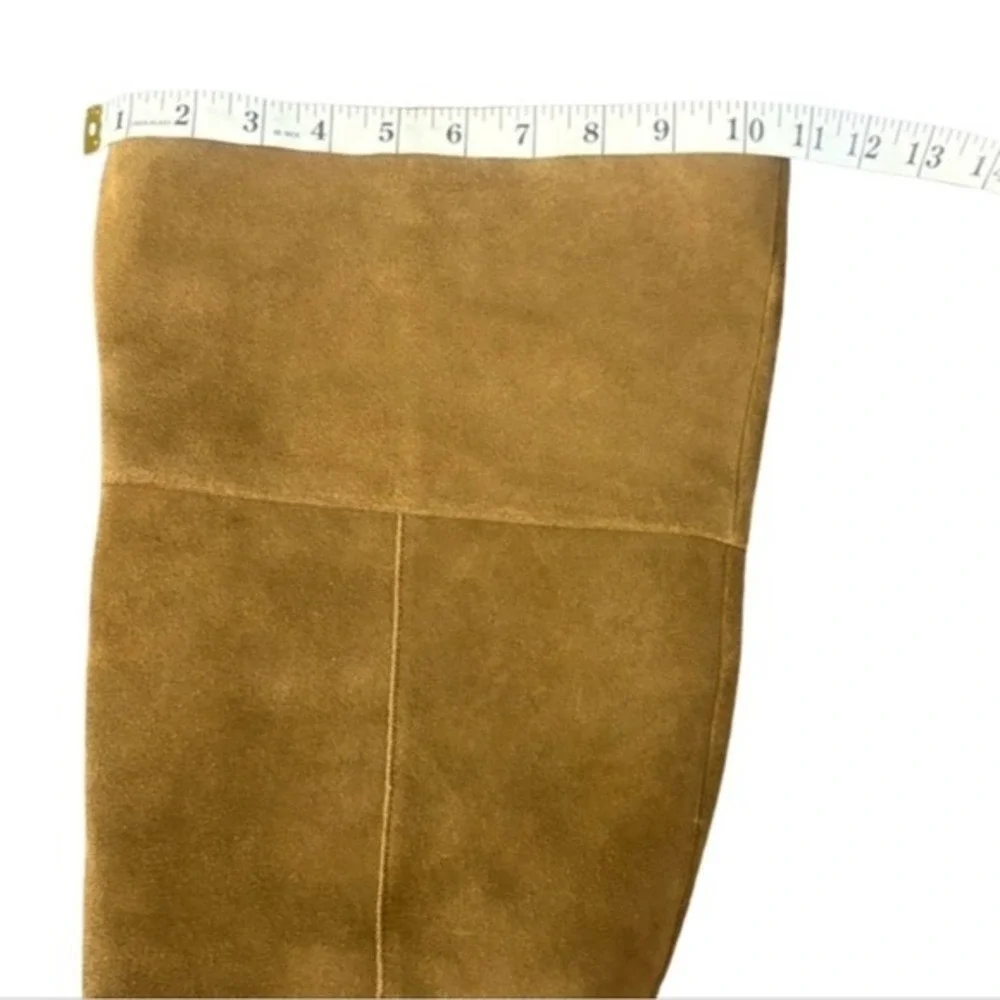 Vince Camuto Camel Brown Suede Leather Iana Over The Knee Boots Size‎ 10 New NC